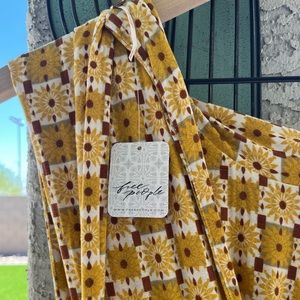 Free People Yellow Jumpsuit